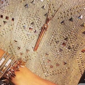 Stella & Dot Elegant Rose Gold Necklace